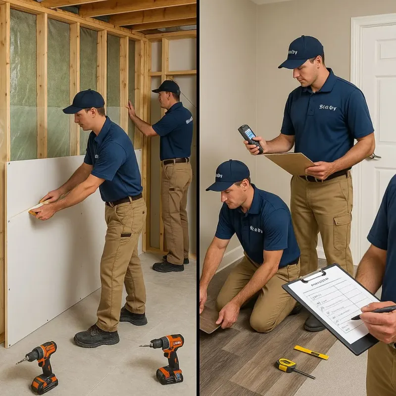 Repairs and Reconstruction process in Oakleaf Plantation, FL